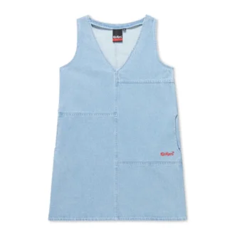 Kickers Classic Denim Mini-jurk voor volwassen dames, blauw