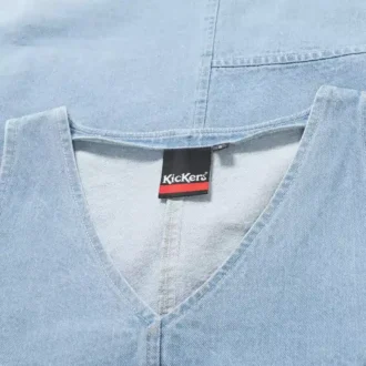 Kickers Classic Denim Mini-jurk voor volwassen dames, blauw