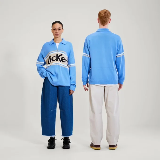 Kickers Classic doorritsvest voor volwassenen, unisex, blauw Kickers Classic doorritsvest voor volwassenen, unisex, blauw