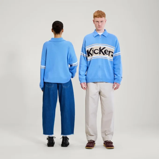 Kickers Classic doorritsvest voor volwassenen, unisex, blauw Kickers Classic doorritsvest voor volwassenen, unisex, blauw