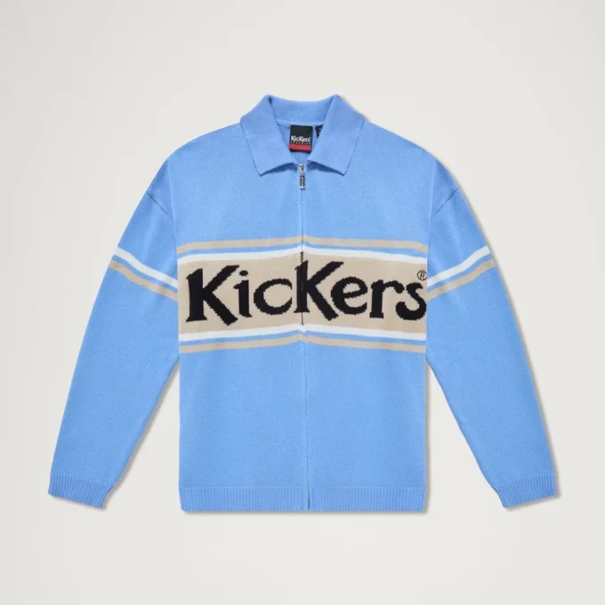 Kickers Classic doorritsvest voor volwassenen, unisex, blauw Kickers Classic doorritsvest voor volwassenen, unisex, blauw