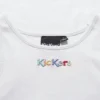 Kickers Classic geribbeld vest voor dames, wit
