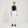 Kickers Classic geribbeld vest voor volwassen dames, marineblauw