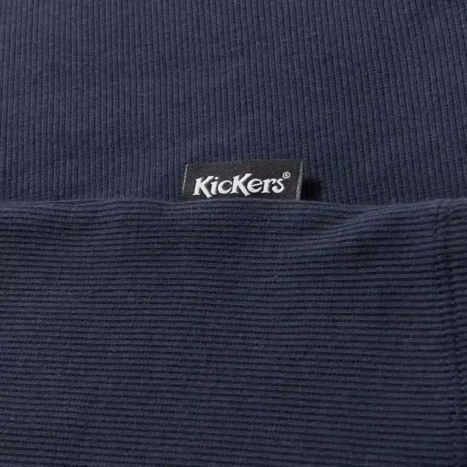 Kickers Classic geribbeld vest voor volwassen dames, marineblauw
