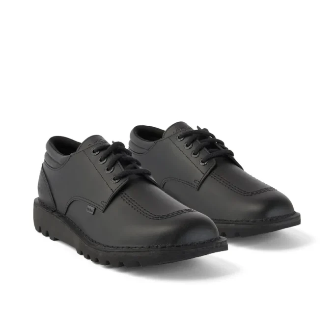 Kickers Classic Lo Padded Leather voor volwassen heren, zwart