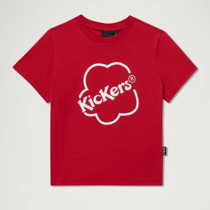 Kickers Classic Skinny T-shirt voor volwassen dames, rood