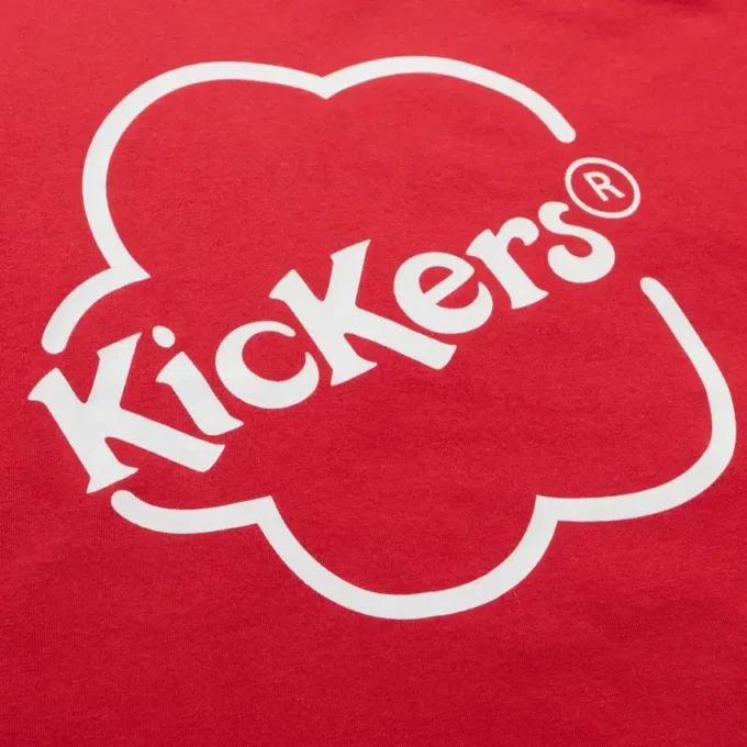 Kickers Classic Skinny T-shirt voor volwassen dames, rood