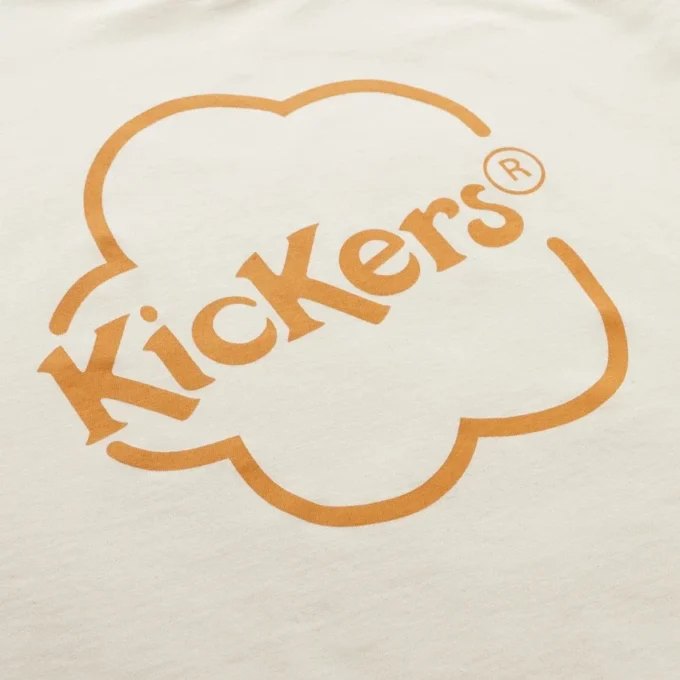 Kickers Classic Skinny T-shirt voor volwassen dames, wit