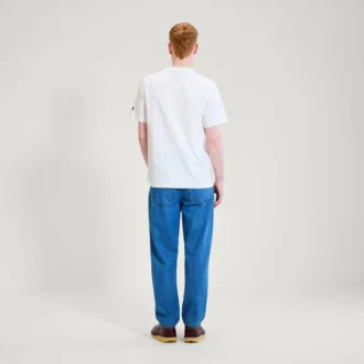 Kickers Classic T-shirt met korte mouwen voor volwassen heren, wit