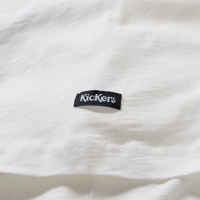 Kickers Classic T-shirt met korte mouwen voor volwassen heren, wit Kickers Classic T-shirt met korte mouwen voor volwassen heren, wit