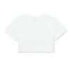 Kickers Classic T-shirt met ronde hals voor volwassen dames, wit