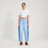 Kickers Classic T-shirt met ronde hals voor volwassen dames, wit