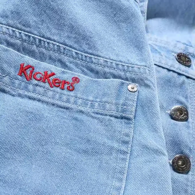 Kickers Classic tuinbroek voor volwassen dames, blauw