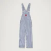 Kickers Classic tuinbroek voor volwassen dames, blauw/wit