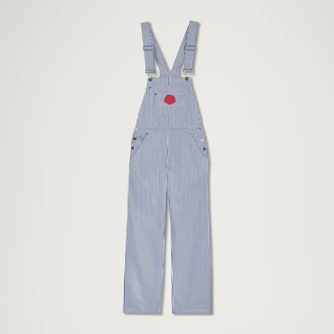 Kickers Classic tuinbroek voor volwassen dames, blauw/wit