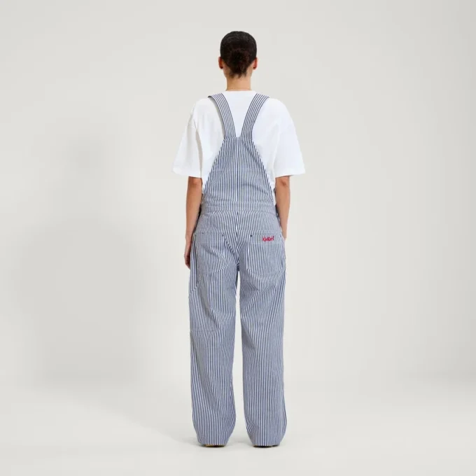 Kickers Classic tuinbroek voor volwassen dames, blauw/wit