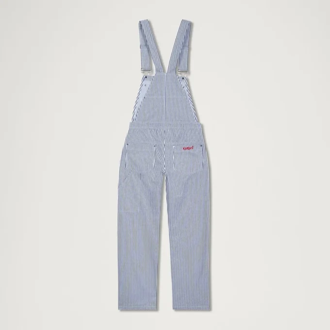 Kickers Classic tuinbroek voor volwassen dames, blauw/wit