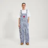 Kickers Classic tuinbroek voor volwassen dames, blauw/wit
