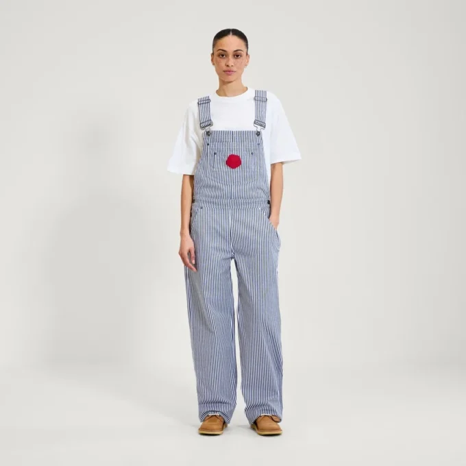 Kickers Classic tuinbroek voor volwassen dames, blauw/wit