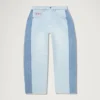 Kickers Classic Wide Leg Barrel-jeans voor volwassen dames, blauw