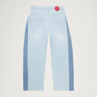 Kickers Classic Wide Leg Barrel-jeans voor volwassen dames, blauw
