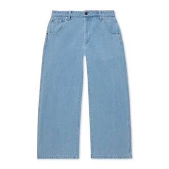 Kickers Classic Wijd Model Spijkerbroek Blauw voor Volwassen Dames
