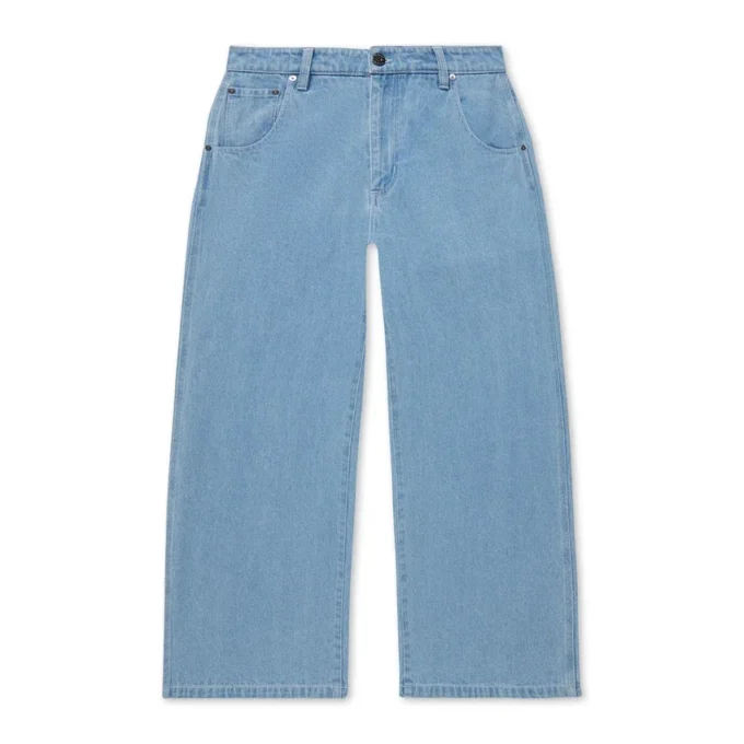 Kickers Classic Wijd Model Spijkerbroek Blauw voor Volwassen Dames Kickers Classic Wijd Model Spijkerbroek Blauw voor Volwassen Dames