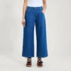 Kickers Classic Wijd Model Spijkerbroek Blauw voor Volwassen Dames Kickers Classic Wijd Model Spijkerbroek Blauw voor Volwassen Dames