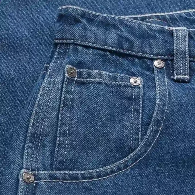 Kickers Classic Wijd Model Spijkerbroek Blauw voor Volwassen Dames Kickers Classic Wijd Model Spijkerbroek Blauw voor Volwassen Dames