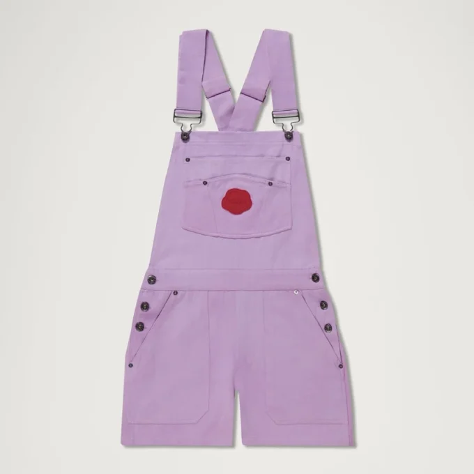 Kickers Classics korte tuinbroek voor volwassen dames, paars
