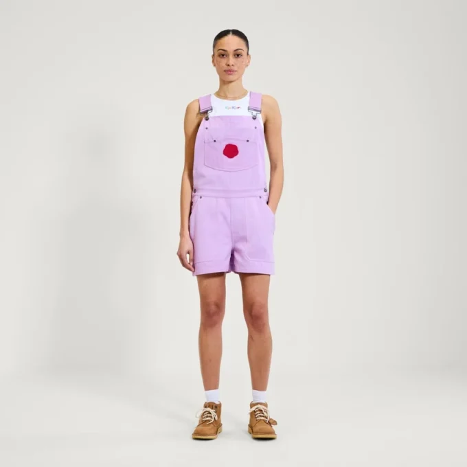 Kickers Classics korte tuinbroek voor volwassen dames, paars
