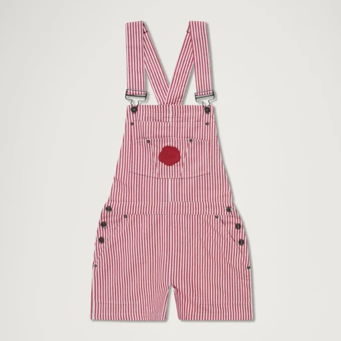 Kickers Classics korte tuinbroek voor volwassen dames, rood Kickers Classics korte tuinbroek voor volwassen dames, rood