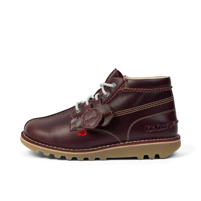 Kickers Kick Hi Central voor volwassenen, unisex, donkerrood Kickers Kick Hi Central voor volwassenen, unisex, donkerrood