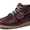 Kickers Kick Hi Central voor volwassenen, unisex, donkerrood Kickers Kick Hi Central voor volwassenen, unisex, donkerrood