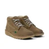 Kickers Kick Hi Central voor volwassenen, unisex, taupe