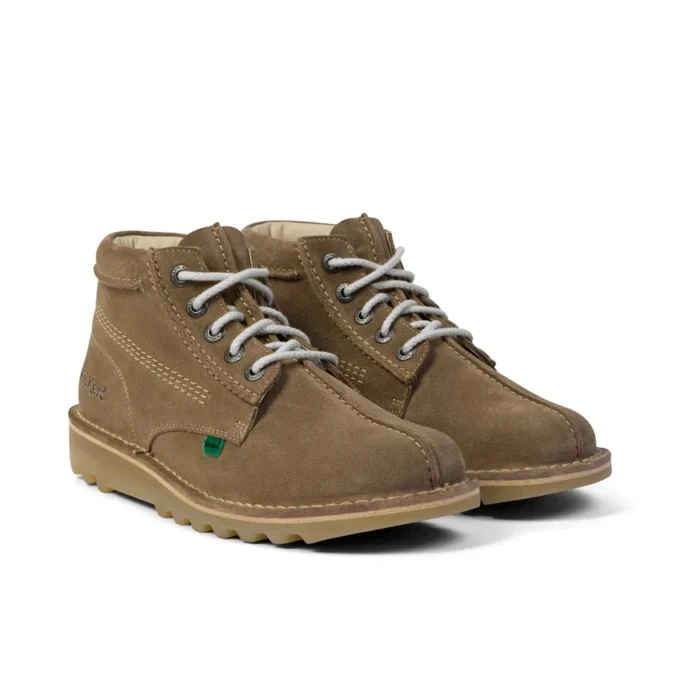 Kickers Kick Hi Central voor volwassenen, unisex, taupe