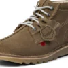 Kickers Kick Hi Central voor volwassenen, unisex, taupe