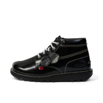 Kickers Kick Hi Central voor volwassenen, unisex, zwart