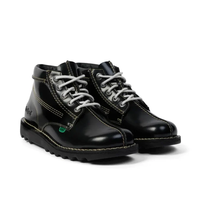Kickers Kick Hi Central voor volwassenen, unisex, zwart