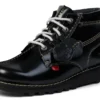Kickers Kick Hi Central voor volwassenen, unisex, zwart