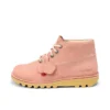 Kickers Kick Hi Nubuck lichtroze voor volwassenen