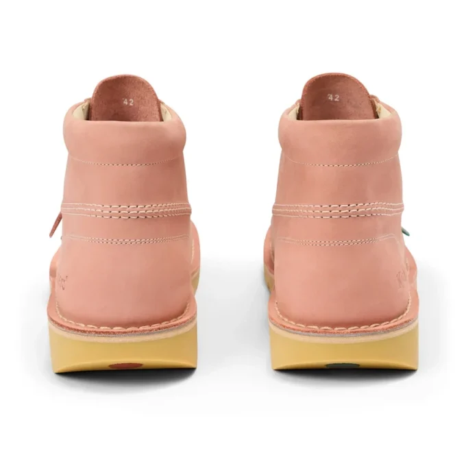 Kickers Kick Hi Nubuck lichtroze voor volwassenen