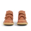 Kickers Kick Hi Roll ZigZag-laarzen voor babyjongens, leer, bruin