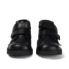 Kickers Kick Hi Scuff voor babyjongens, leer, zwart