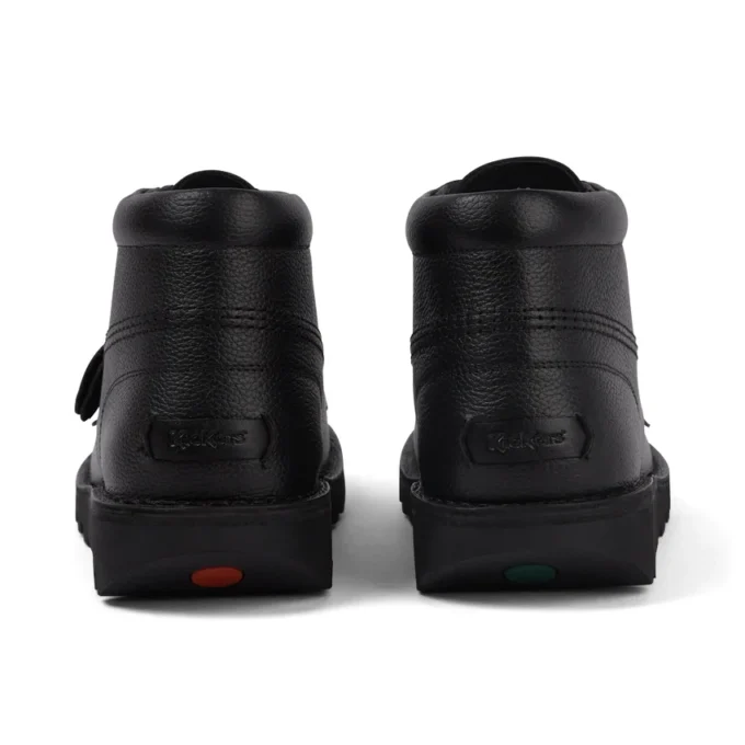Kickers Kick Hi Tab leren laarzen voor volwassen heren, zwart