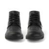 Kickers Kick Hi voor heren, gevoerd leer, zwart