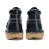 Kickers Kick Hi voor heren, leer, marineblauw