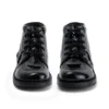 Kickers Kick Hi voor volwassen dames, alternatief voor leer, lakleer, zwart