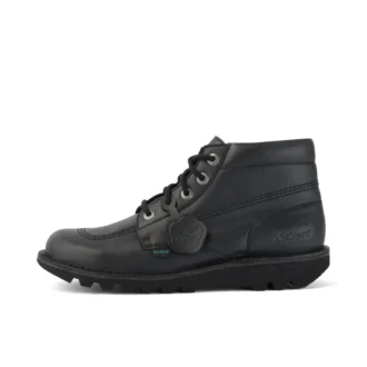 Jeugd Unisex Kick Hi Leer Alternatief Zwart