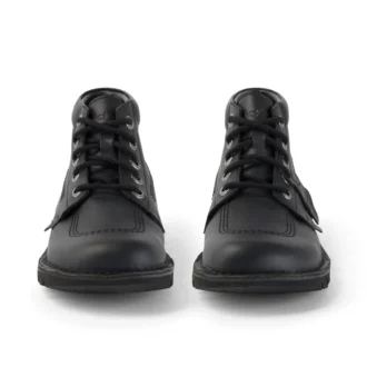 Jeugd Unisex Kick Hi Leer Alternatief Zwart